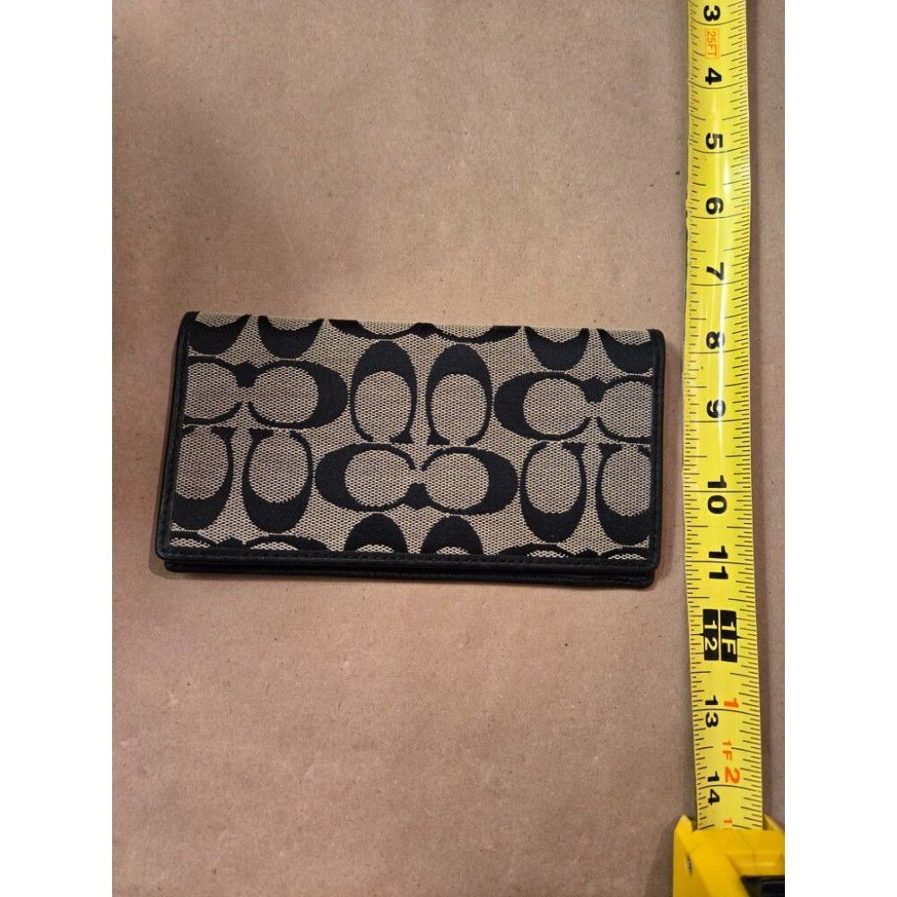 Coach Checkbook Cover